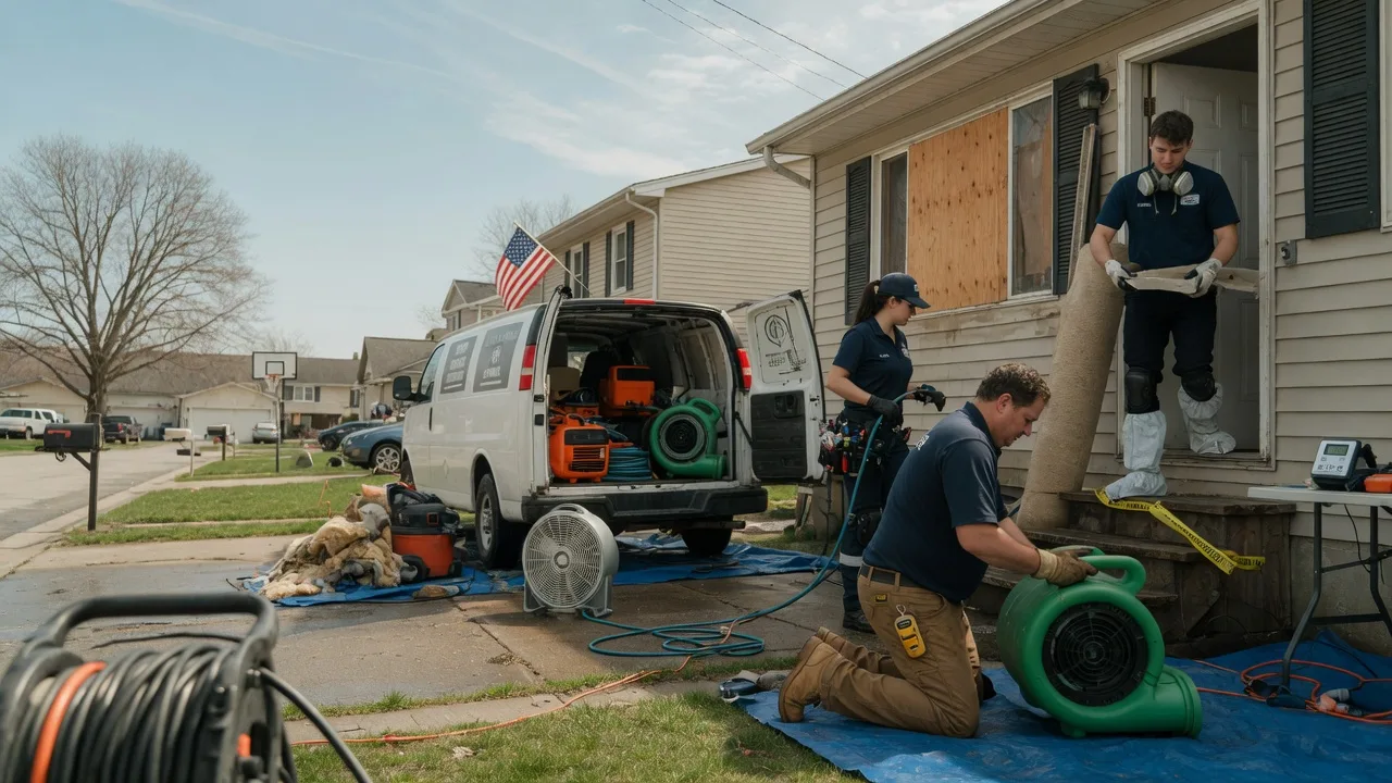 Water Damage Restoration in Everson, PA near me